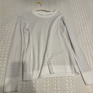 White Lululemon Long Sleeve Top size Small/Medium